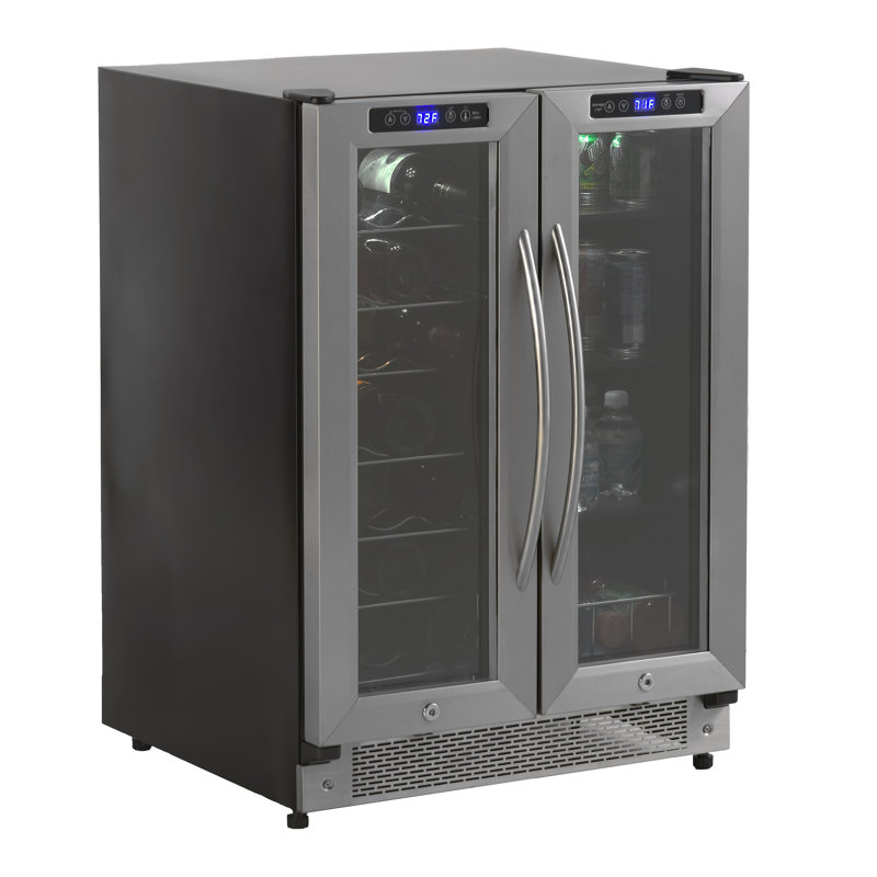 Avanti 19 Bottle Dual Zone Freestanding Wine Cooler & Reviews Wayfair